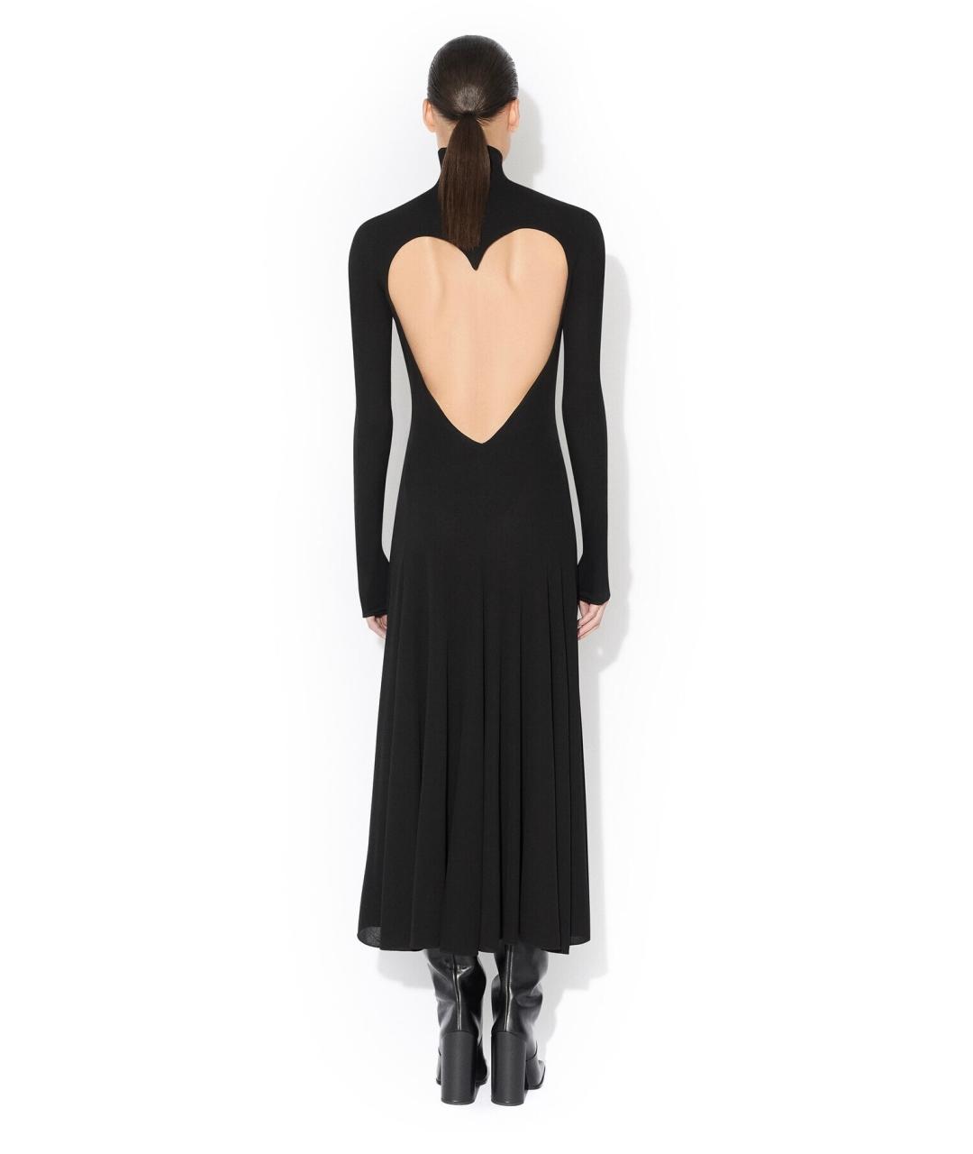 ALAIA Черное вискозное платье, фото 4