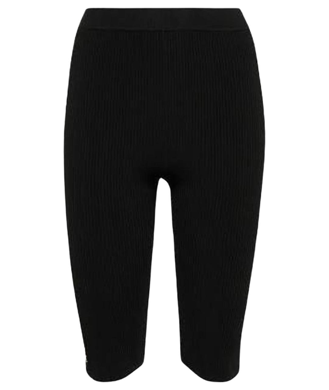 SAINT LAURENT Черные вискозные капри, фото 1
