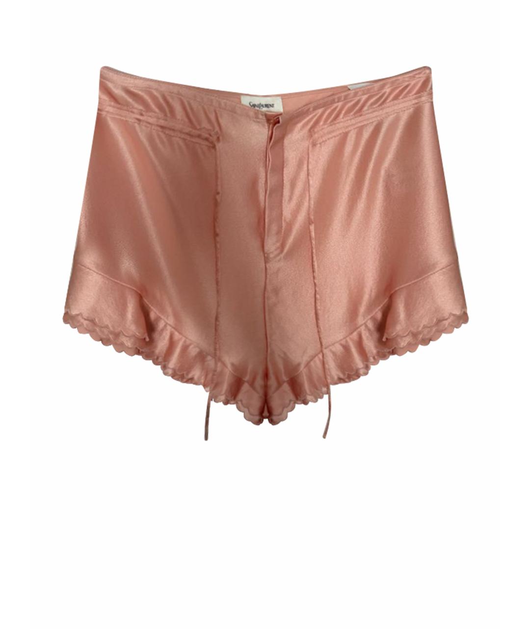 SAINT LAURENT Розовые шорты, фото 1