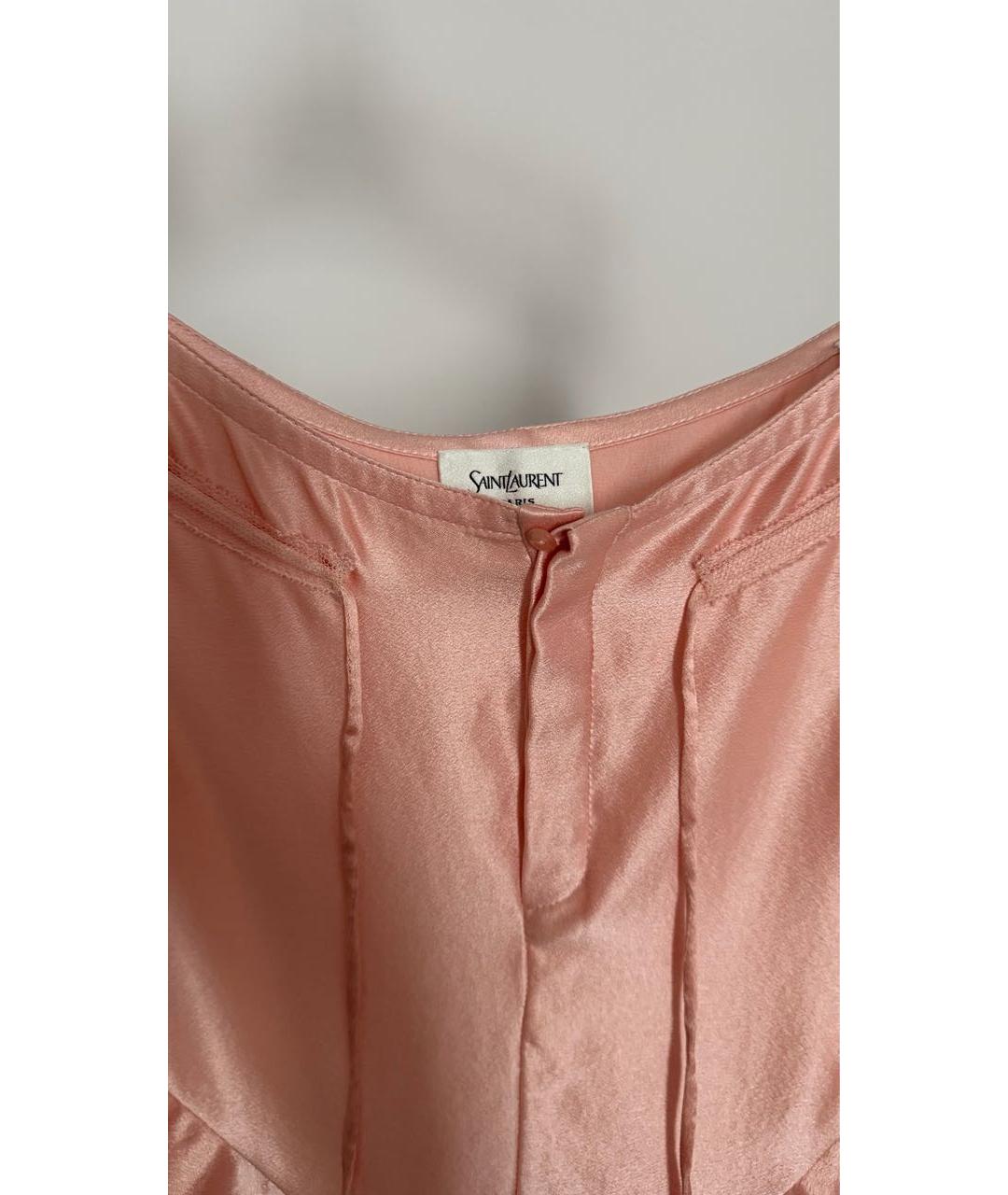 SAINT LAURENT Розовые шорты, фото 3