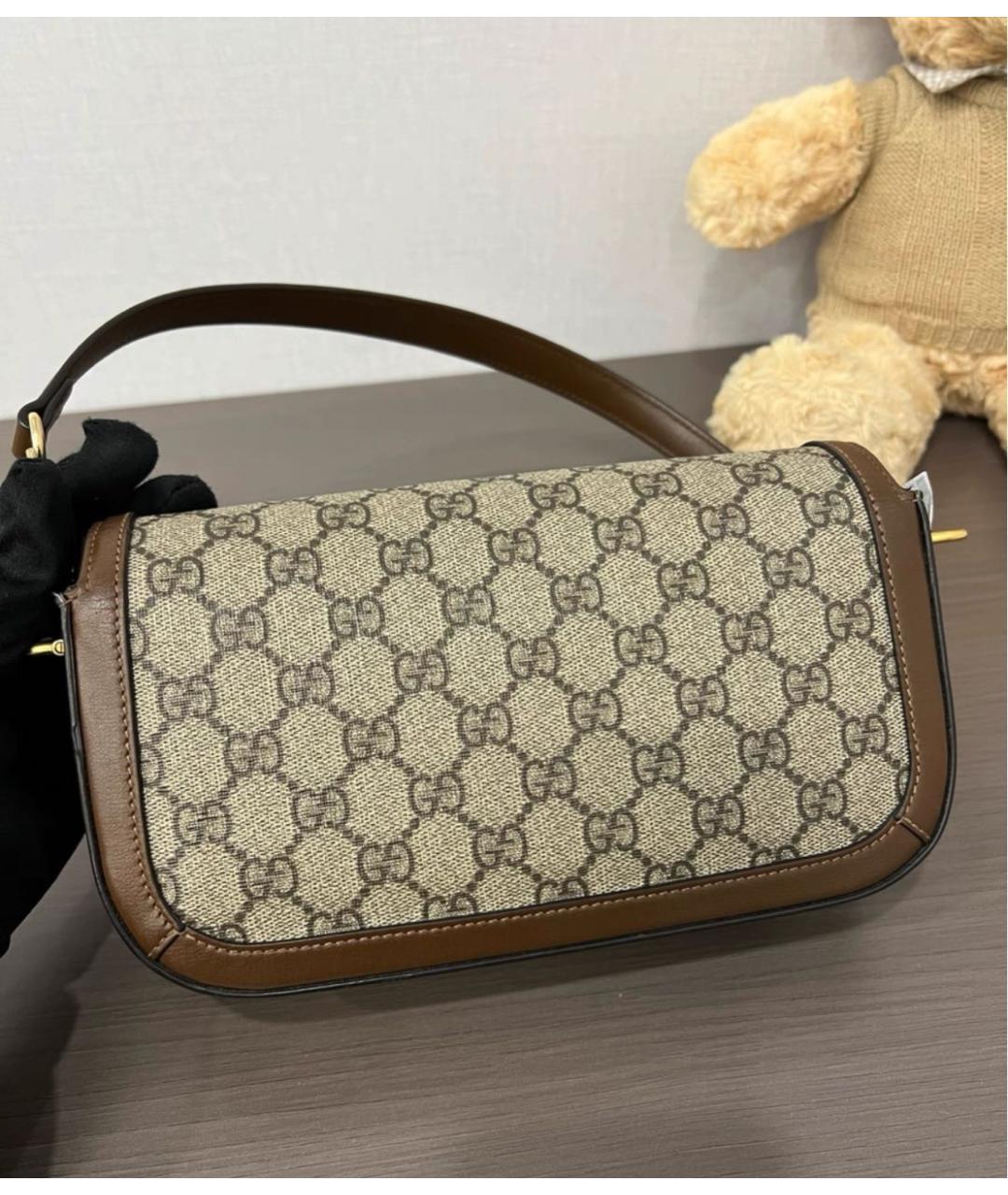 GUCCI Коричневая сумка через плечо, фото 4