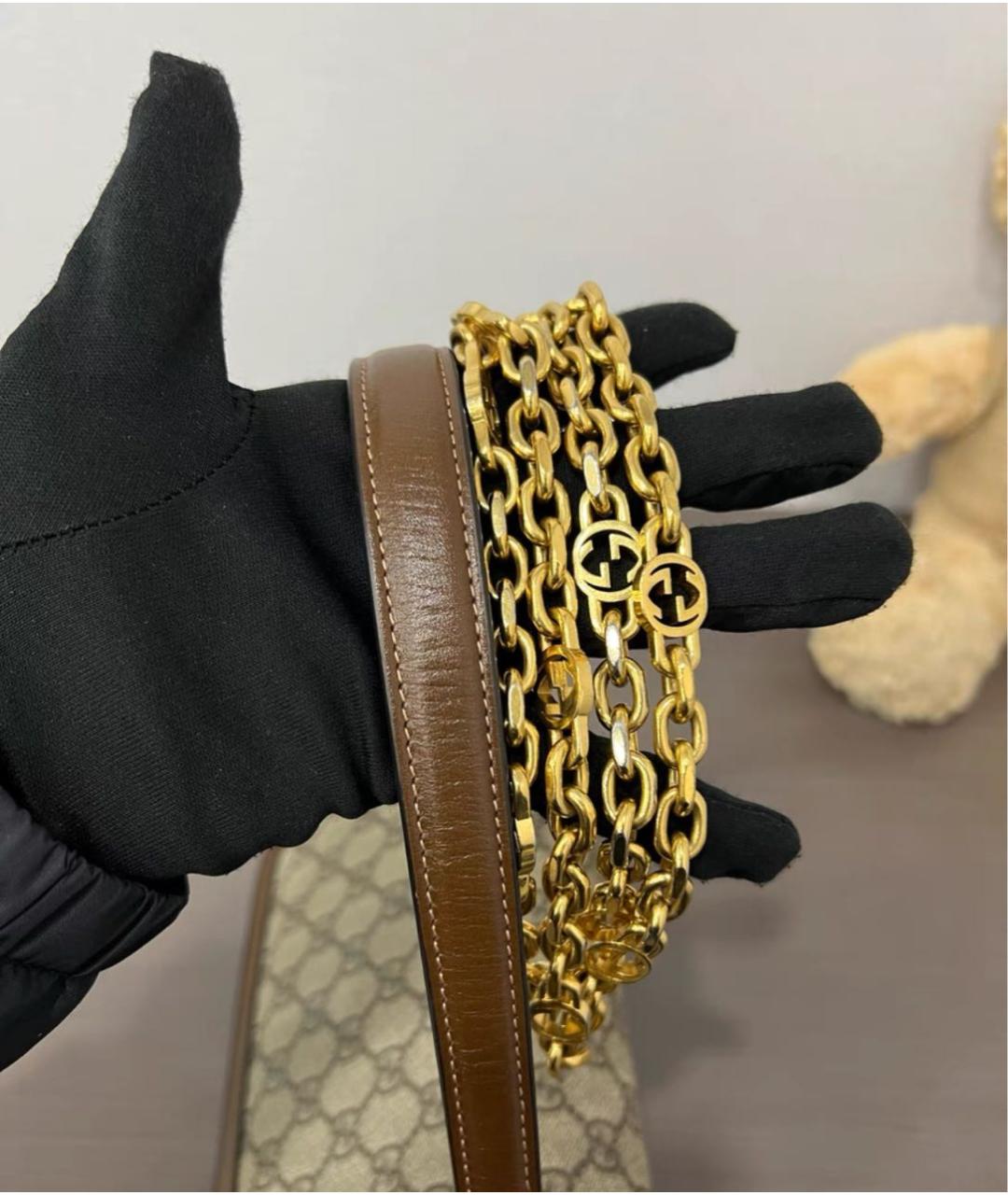 GUCCI Коричневая сумка через плечо, фото 6