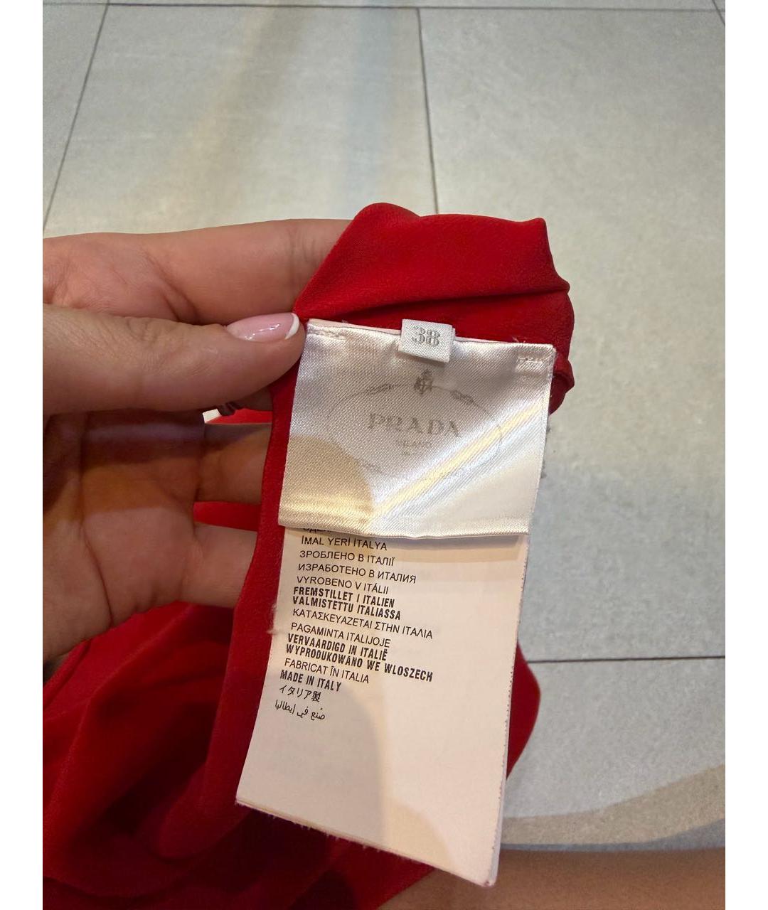 PRADA Красная рубашка, фото 3