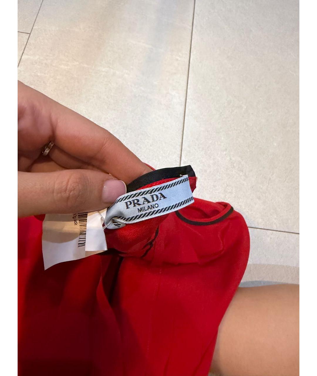 PRADA Красная рубашка, фото 2