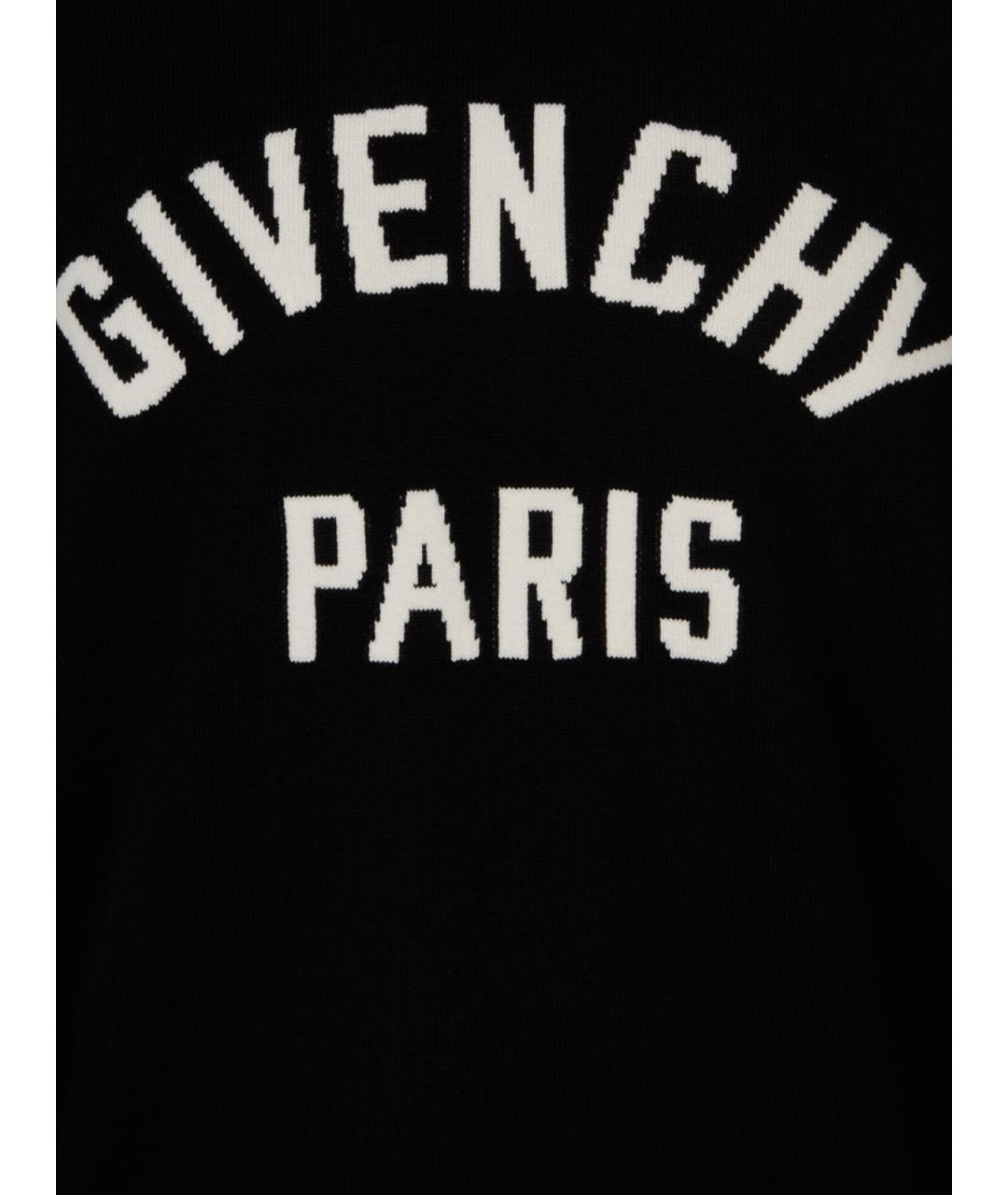 GIVENCHY Черный хлопковый джемпер / свитер, фото 3
