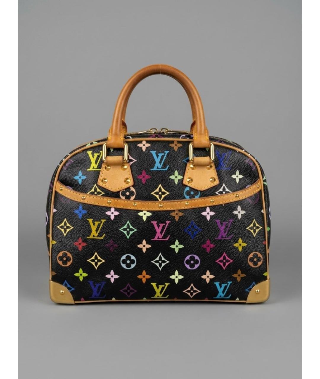 LOUIS VUITTON Черная сумка с короткими ручками, фото 9