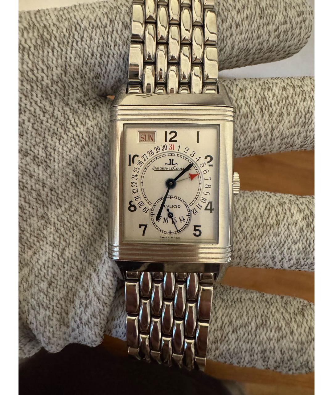 Jaeger LeCoultre Серебряные стальные часы, фото 9