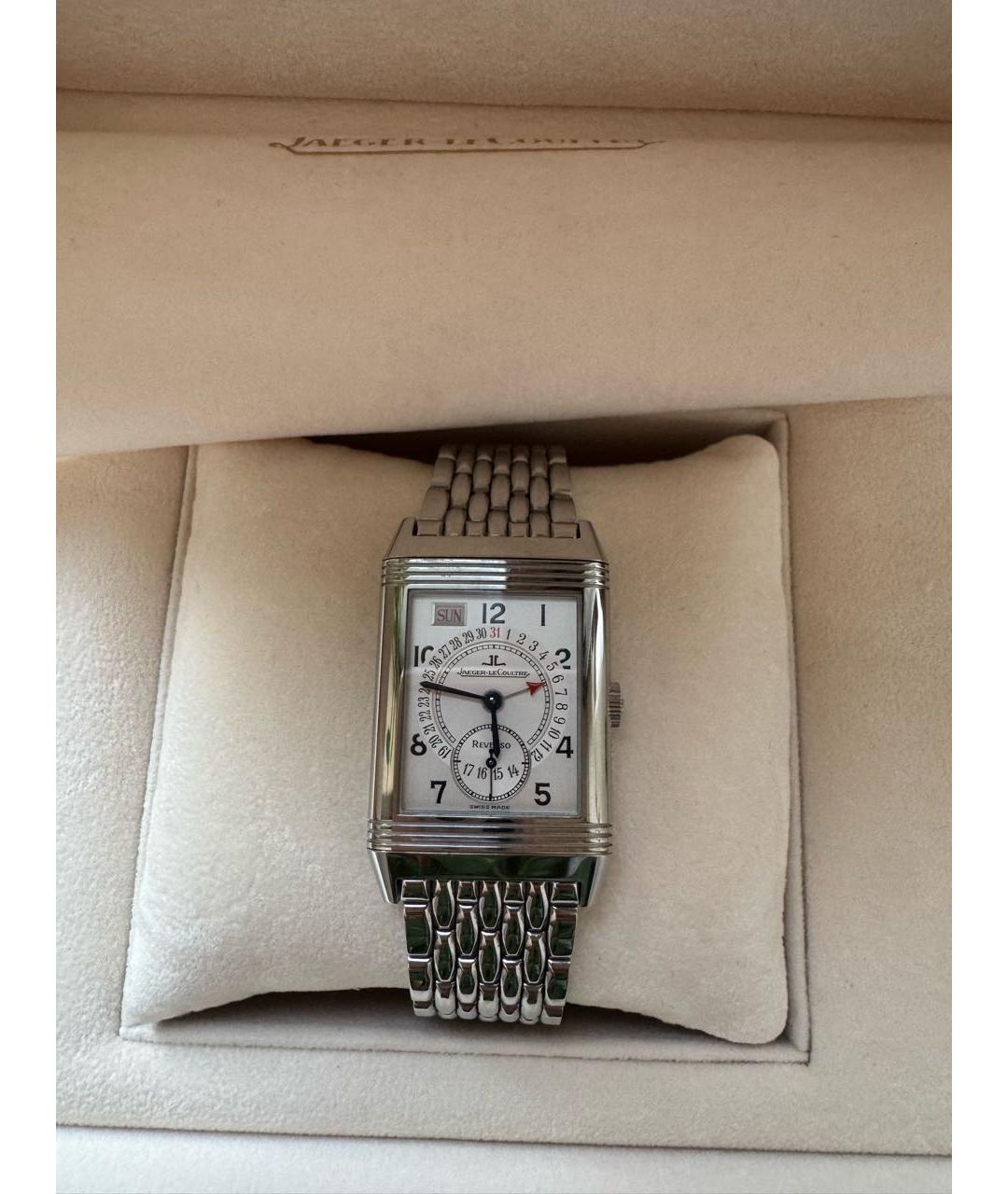 Jaeger LeCoultre Серебряные стальные часы, фото 6