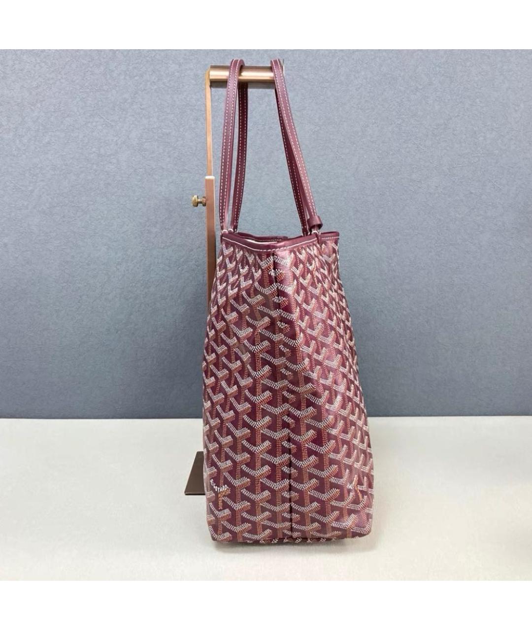 GOYARD Бордовая сумка тоут, фото 5