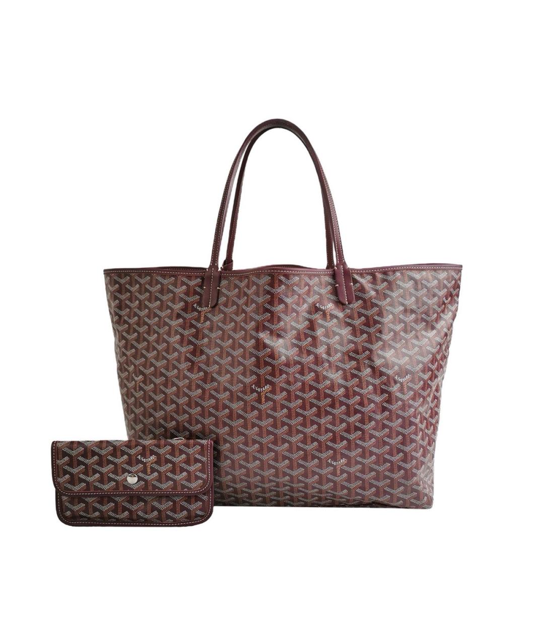 GOYARD Бордовая сумка тоут, фото 8