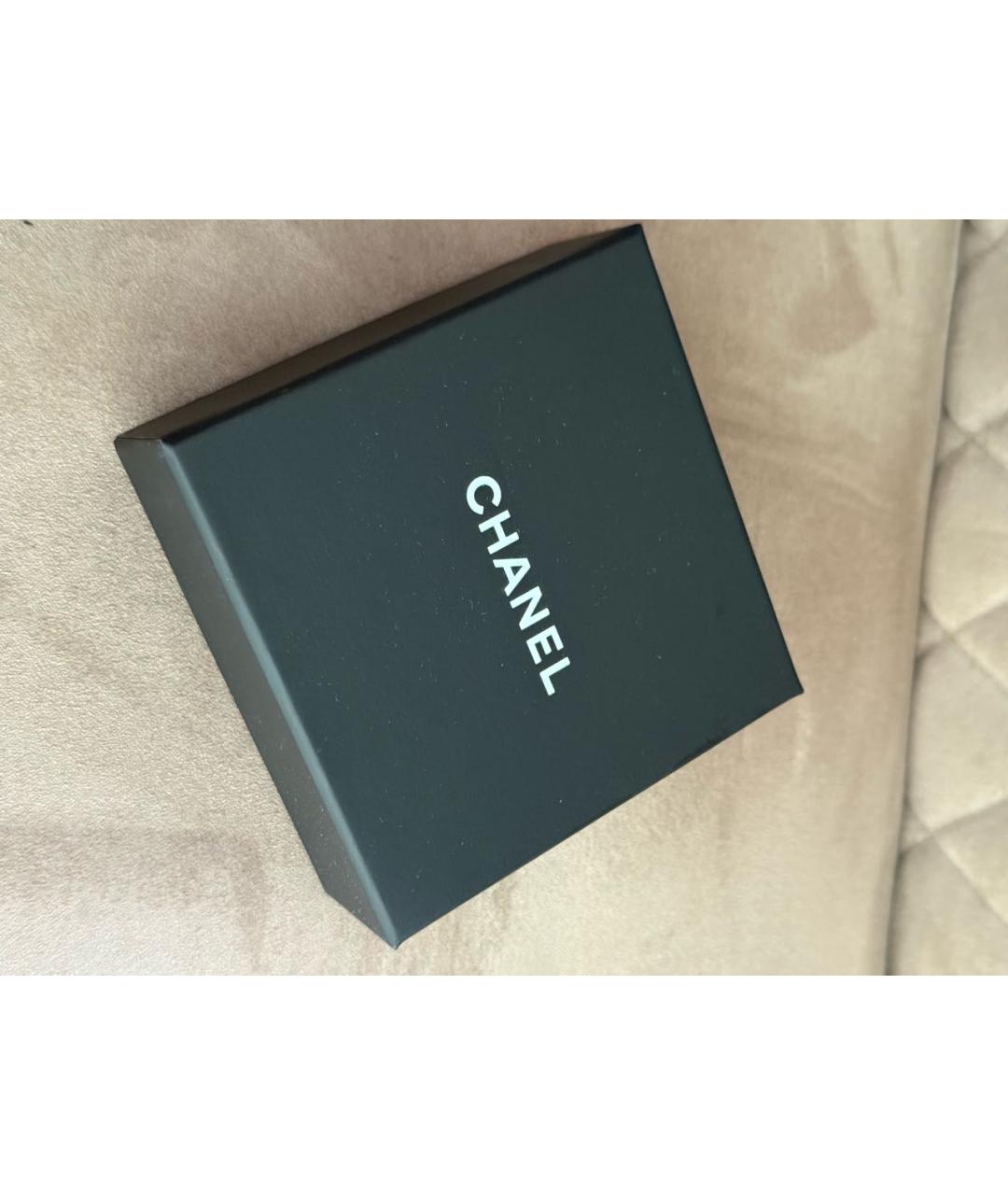 CHANEL Золотые металлические серьги, фото 5