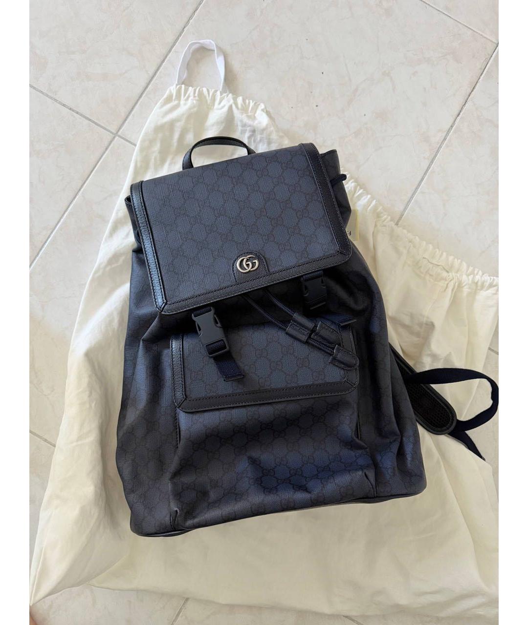 GUCCI Темно-синий рюкзак, фото 5