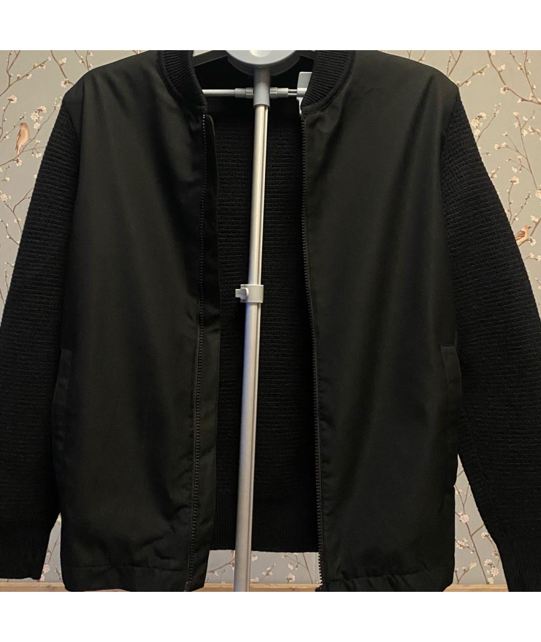 ZZEGNA Черный шерстяной кардиган, фото 3