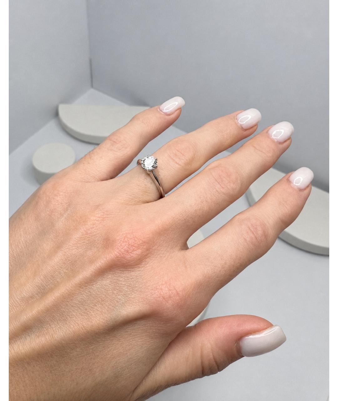 TIFFANY&CO Серебряное платиновое кольцо, фото 5