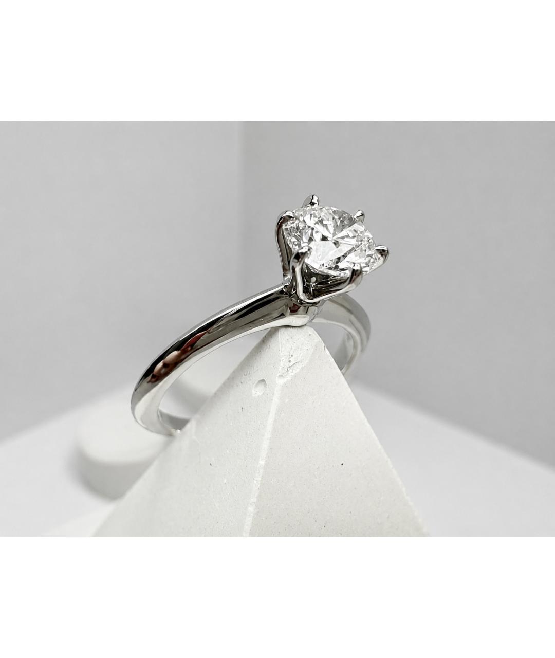 TIFFANY&CO Серебряное платиновое кольцо, фото 4