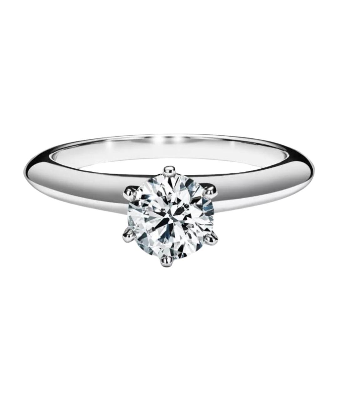 TIFFANY&CO Серебряное платиновое кольцо, фото 1