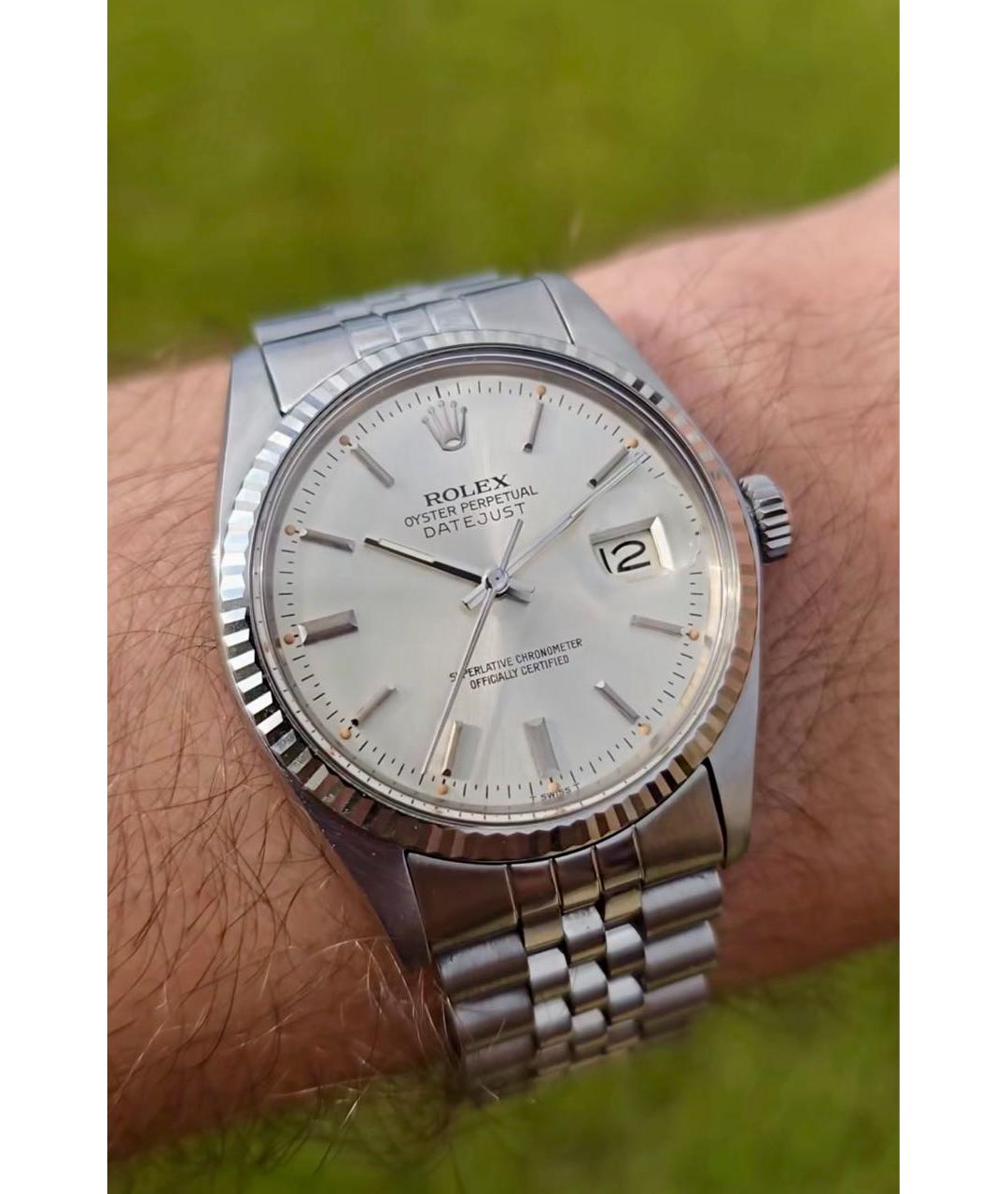ROLEX Серебряные металлические часы, фото 2