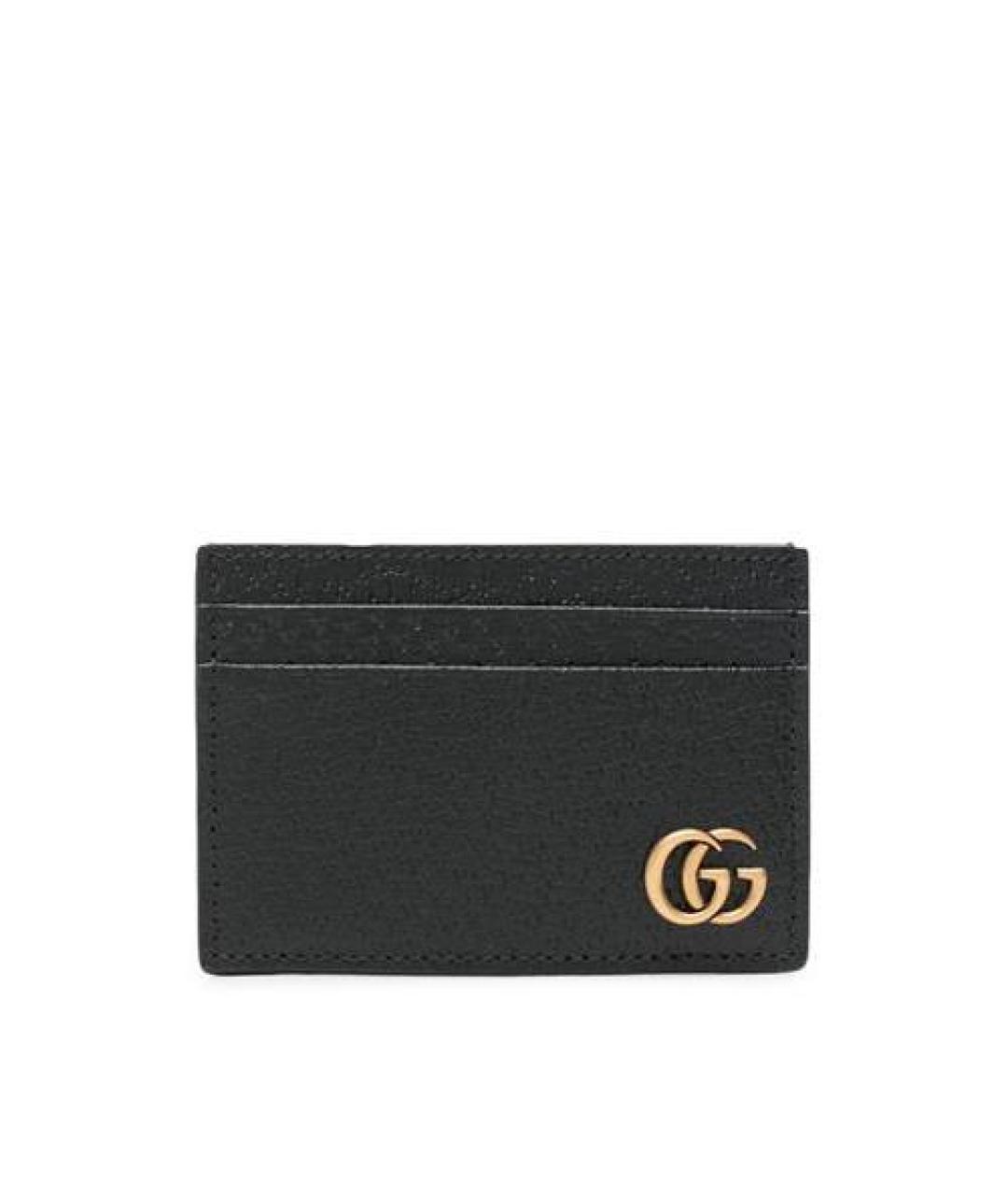 GUCCI Черный кожаный кардхолдер, фото 3