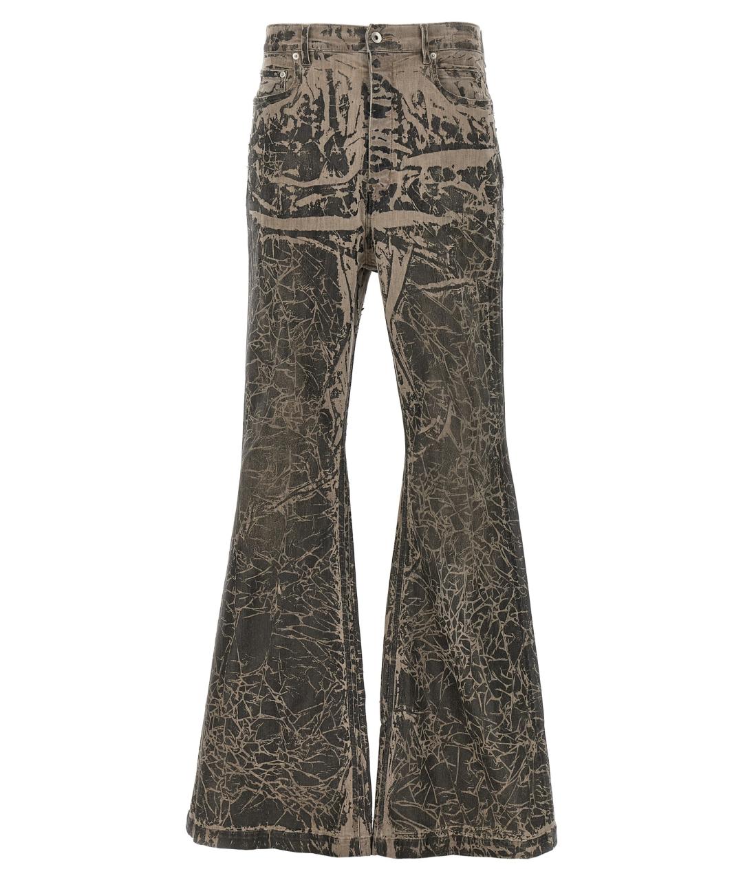 RICK OWENS DRKSHDW Мульти хлопковые прямые джинсы, фото 1