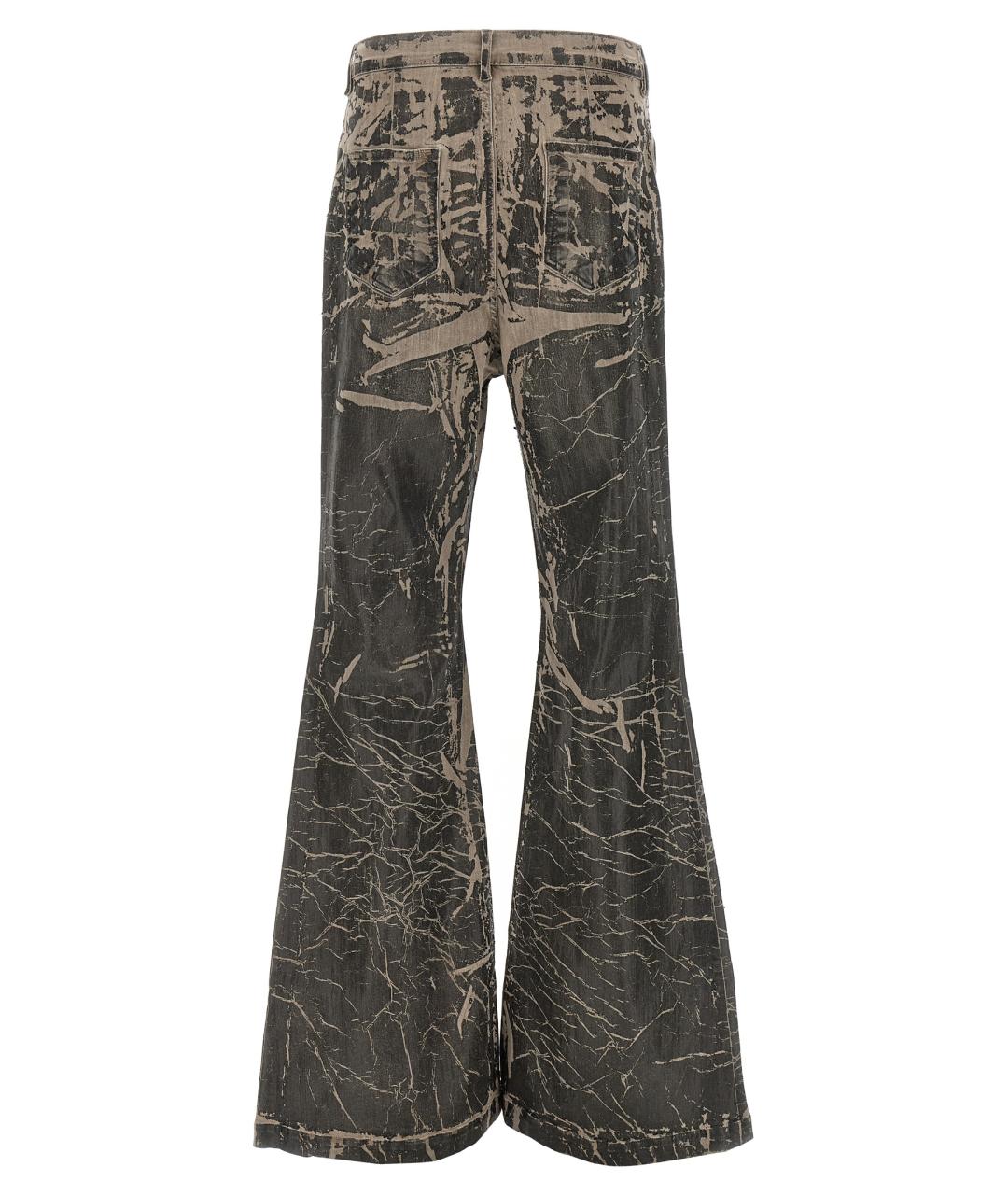 RICK OWENS DRKSHDW Мульти хлопковые прямые джинсы, фото 2