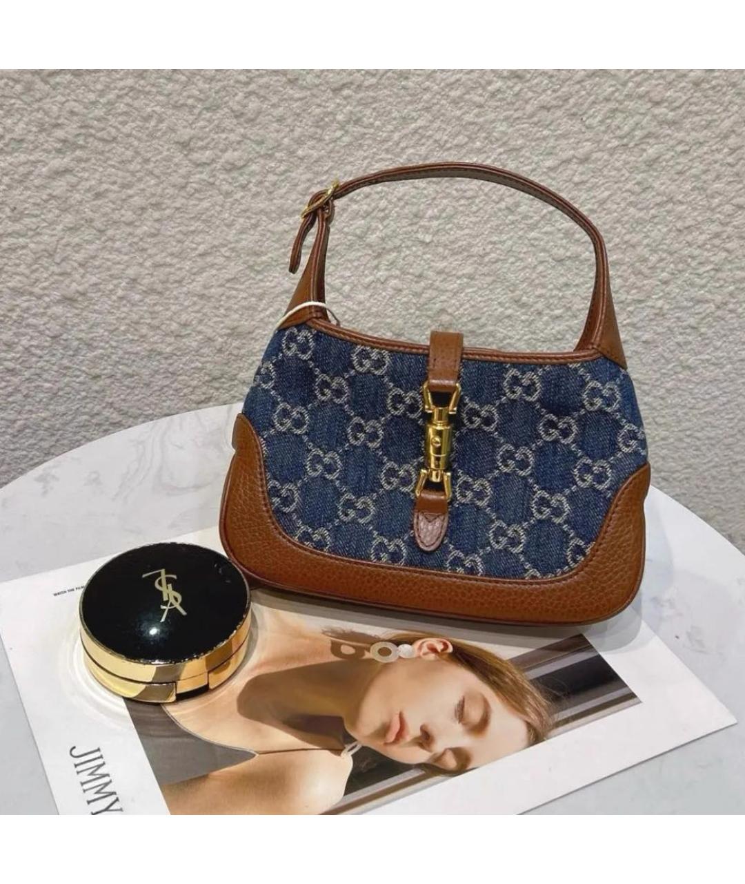 GUCCI Синяя сумка через плечо, фото 2