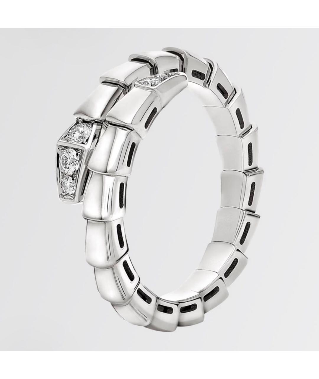 BVLGARI Серебряное кольцо из белого золота, фото 4