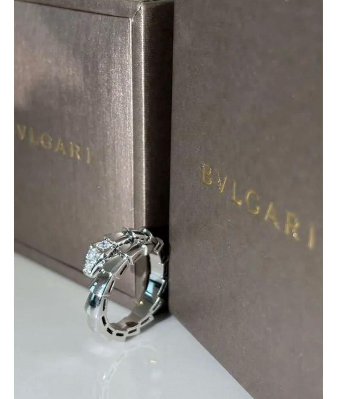 BVLGARI Серебряное кольцо из белого золота, фото 3
