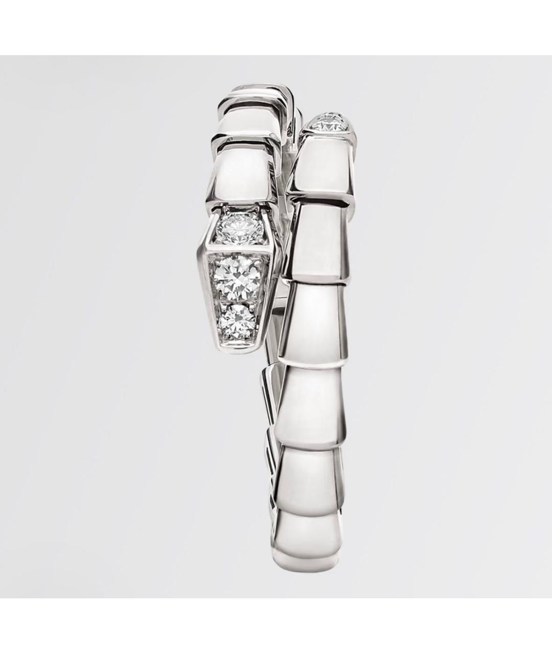 BVLGARI Серебряное кольцо из белого золота, фото 2