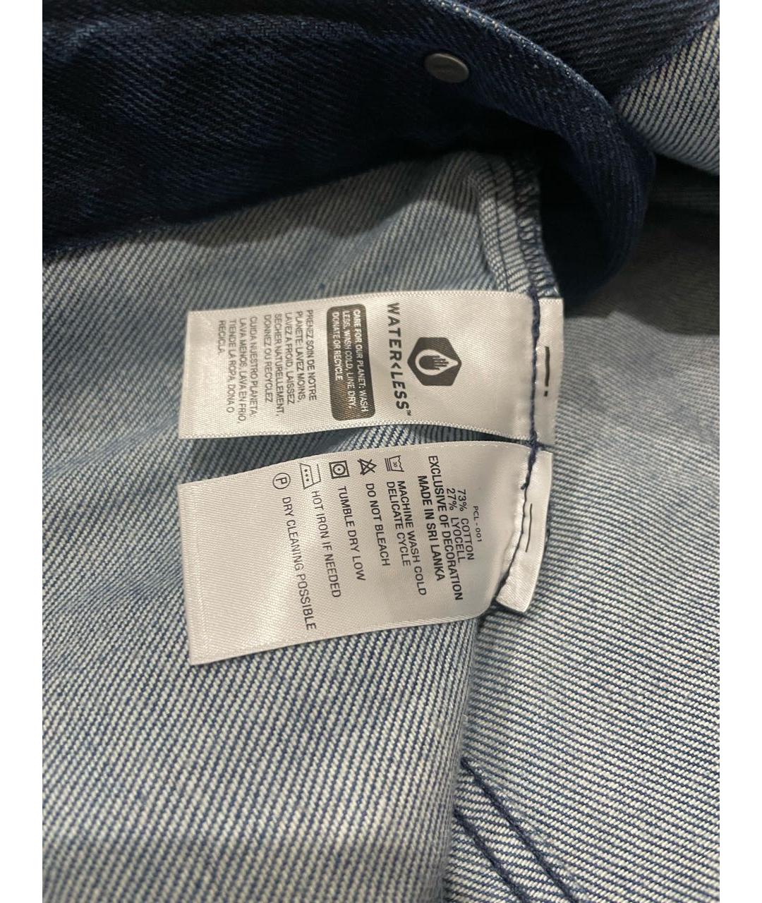 LEVI'S Темно-синяя хлопковая куртка, фото 4