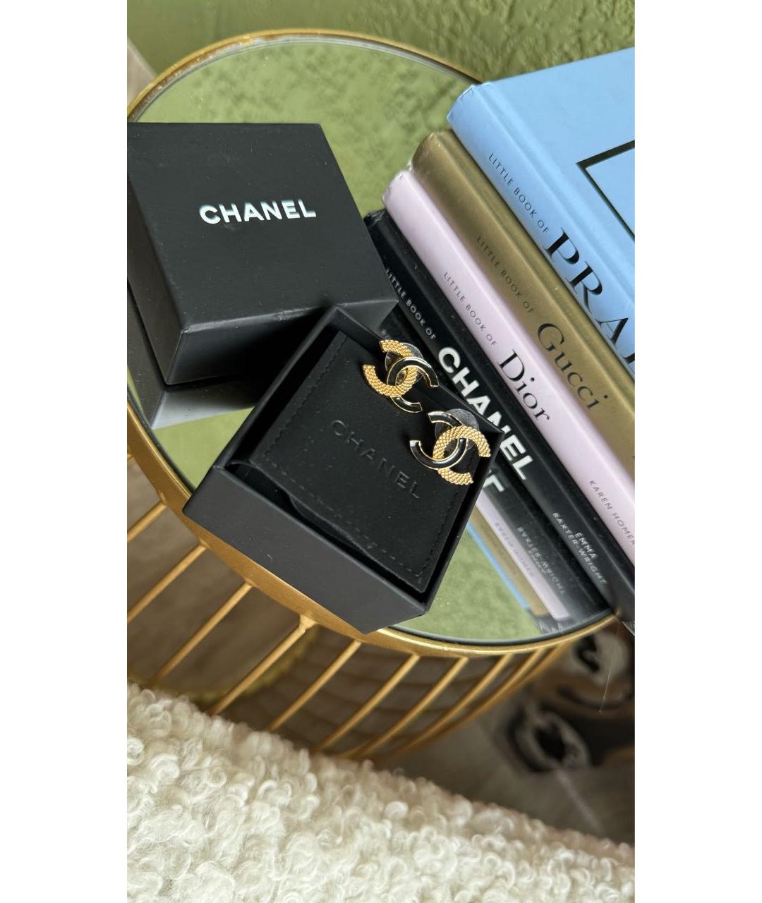 CHANEL Мульти металлические серьги, фото 3