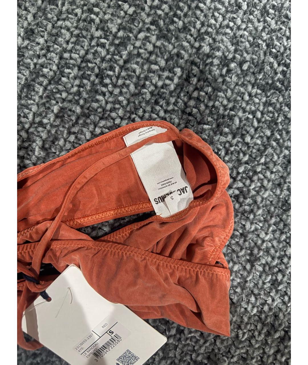 JACQUEMUS Коричневая майка, фото 3