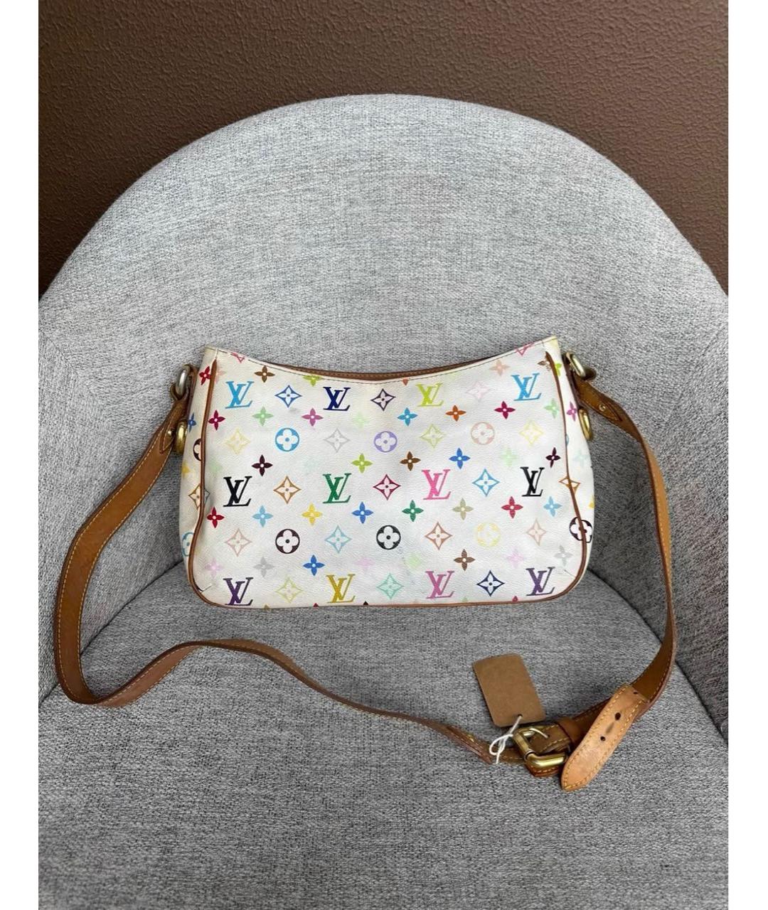 LOUIS VUITTON Белая сумка через плечо, фото 4