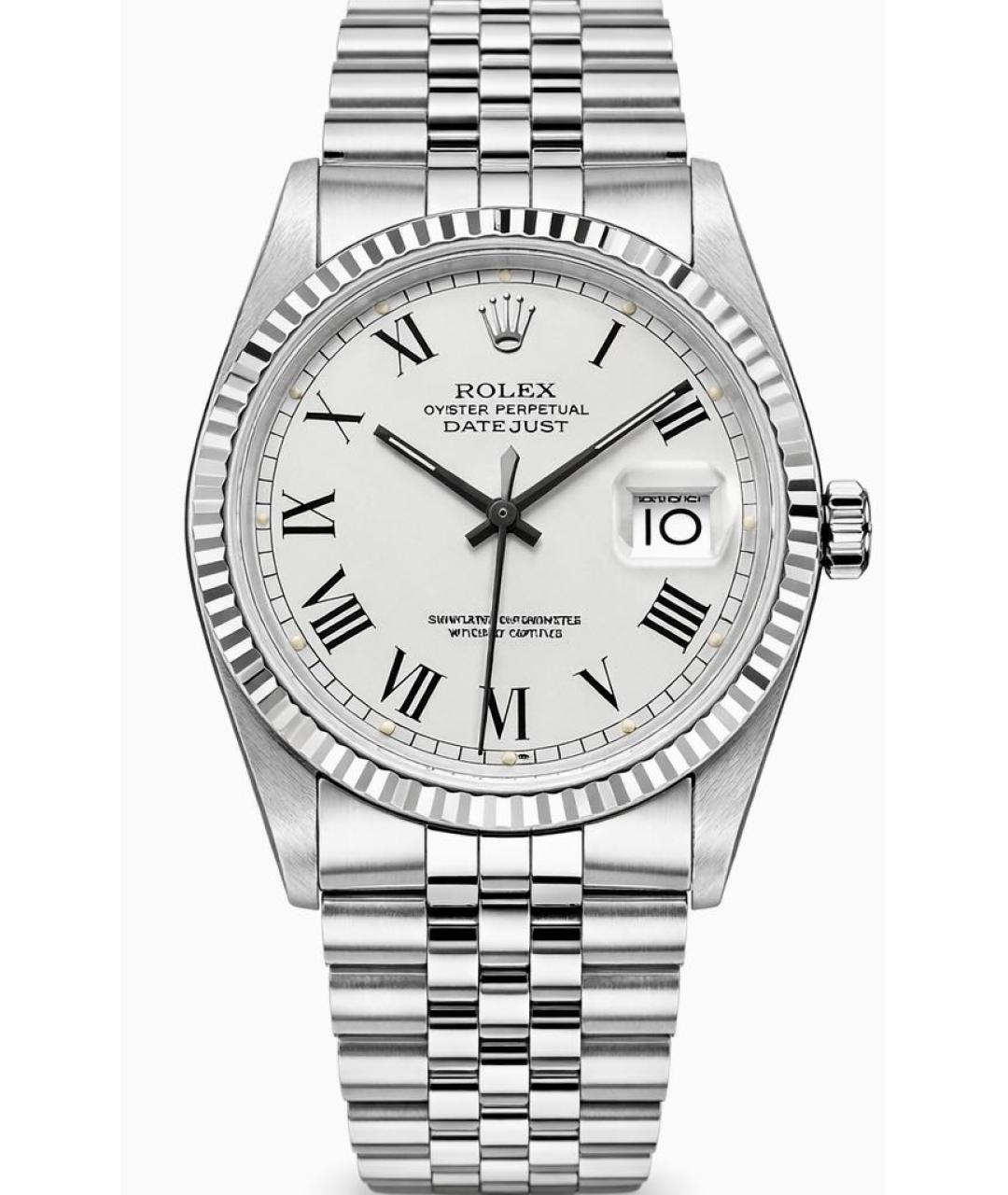 ROLEX Серебряные металлические часы, фото 7