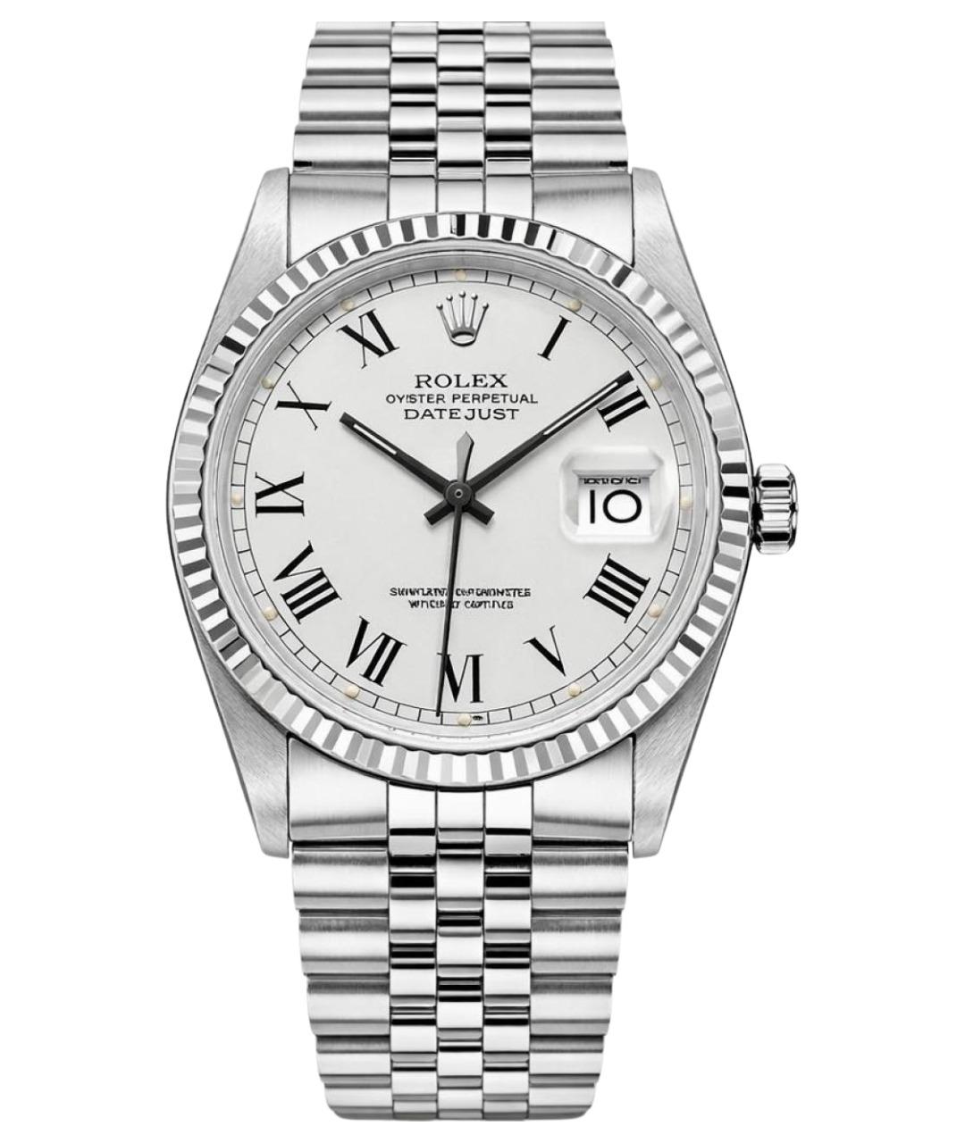 ROLEX Серебряные металлические часы, фото 1