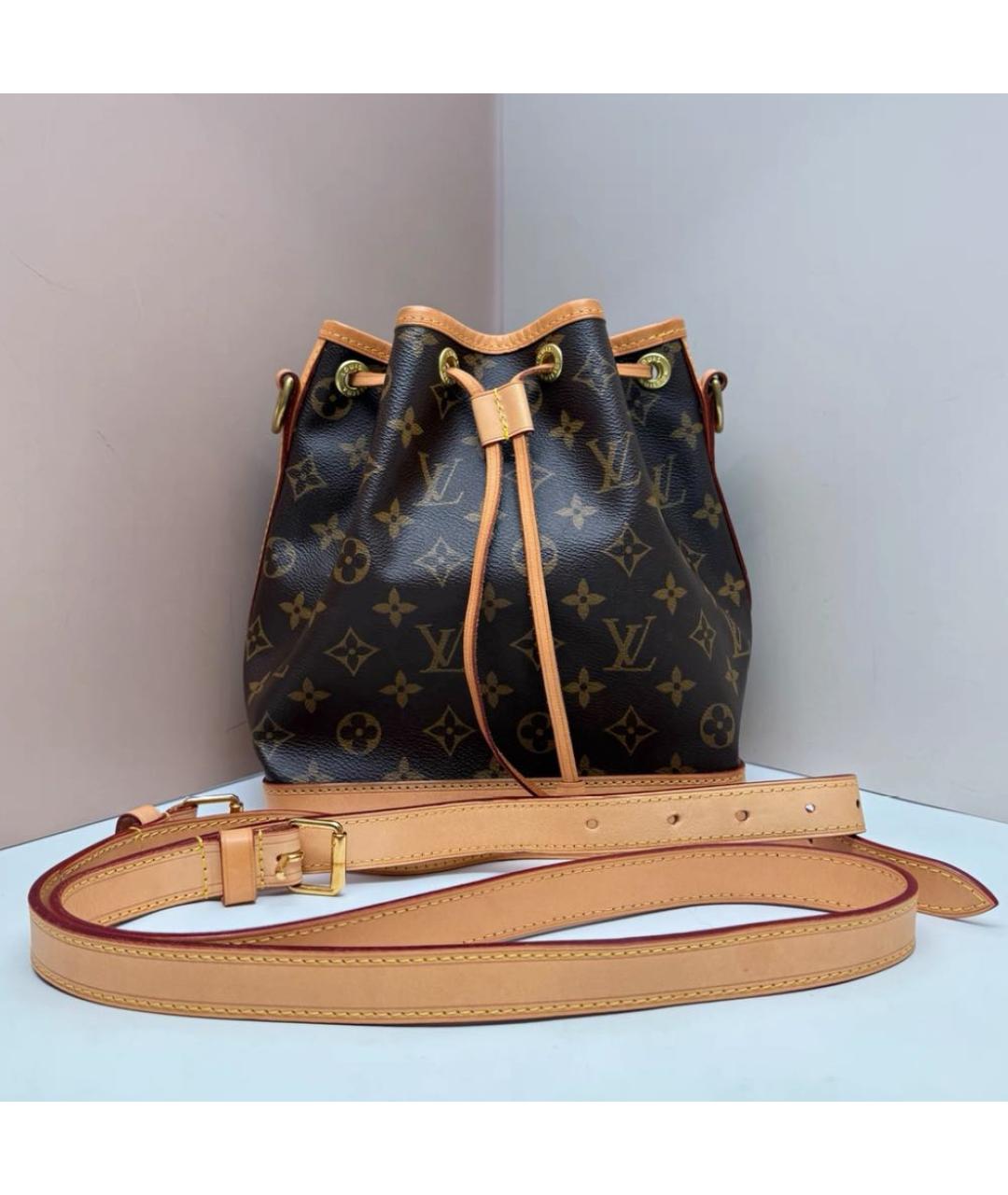 LOUIS VUITTON Коричневая сумка через плечо, фото 2