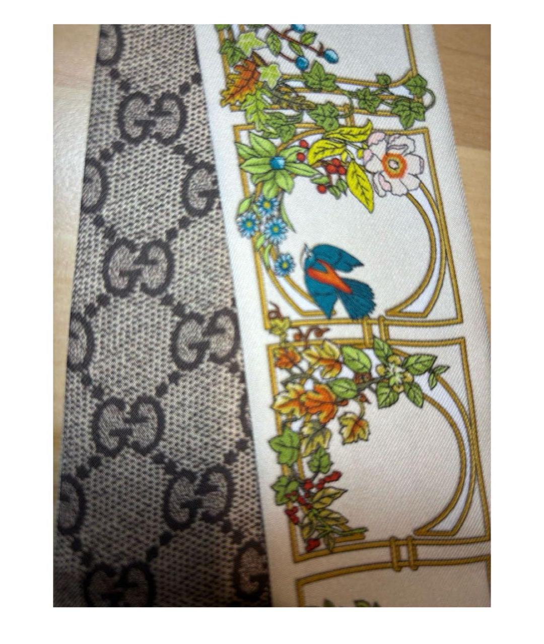 GUCCI Мульти шелковый платок, фото 2
