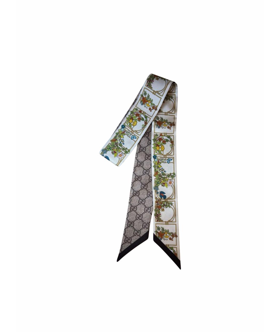 GUCCI Мульти шелковый платок, фото 1