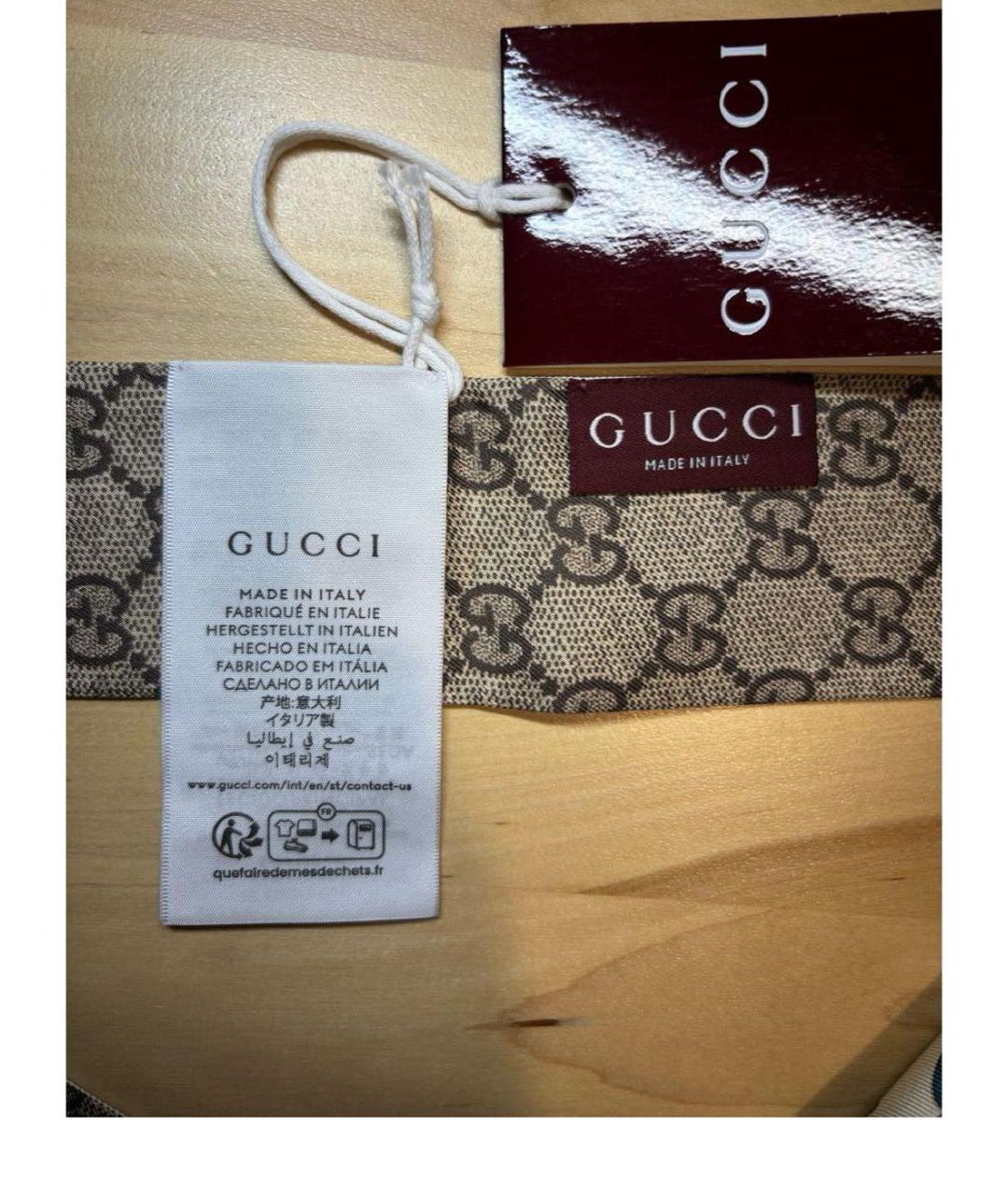GUCCI Мульти шелковый платок, фото 3