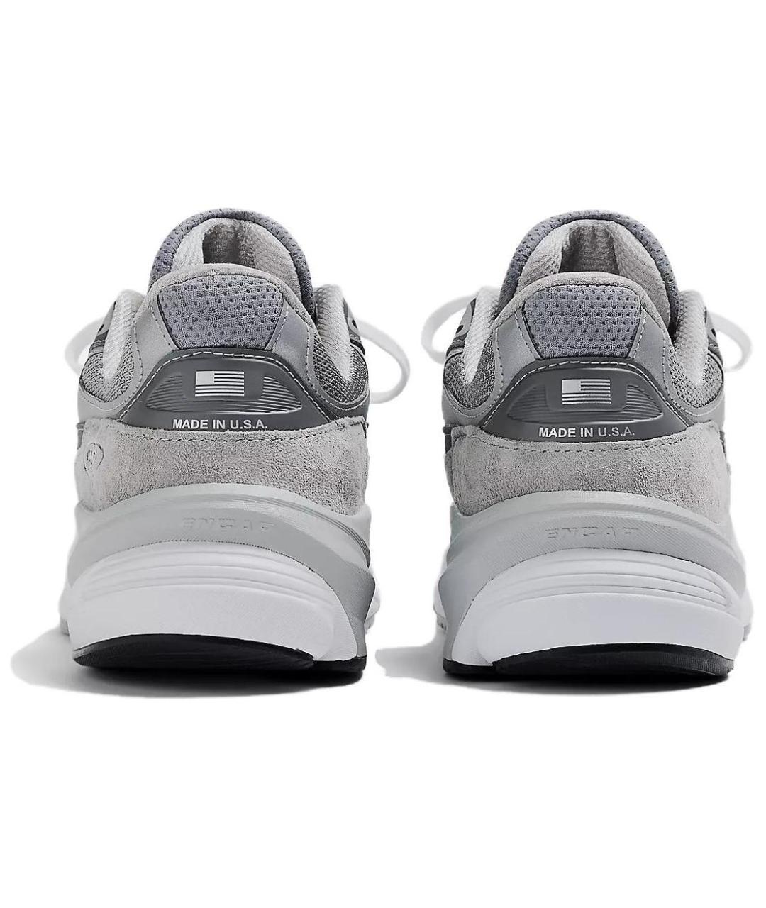 NEW BALANCE Серые замшевые кроссовки, фото 5
