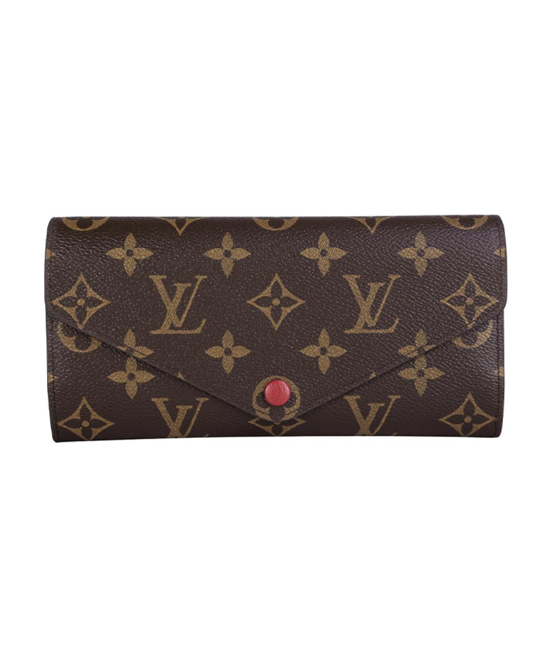 LOUIS VUITTON Коричневый кошелек, фото 1