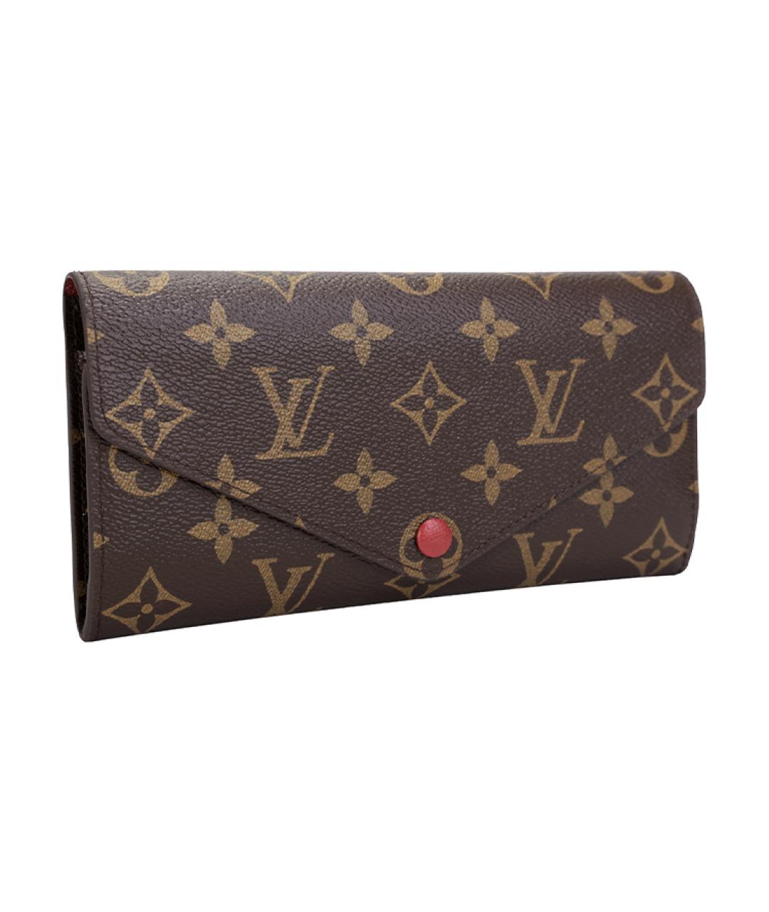 LOUIS VUITTON Коричневый кошелек, фото 2