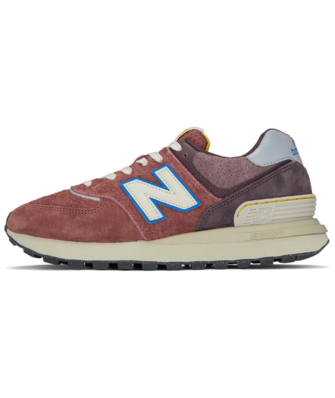 NEW BALANCE Красные низкие кроссовки / кеды, фото 2