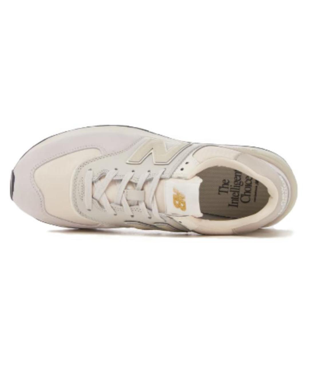 NEW BALANCE Белые низкие кроссовки / кеды, фото 3