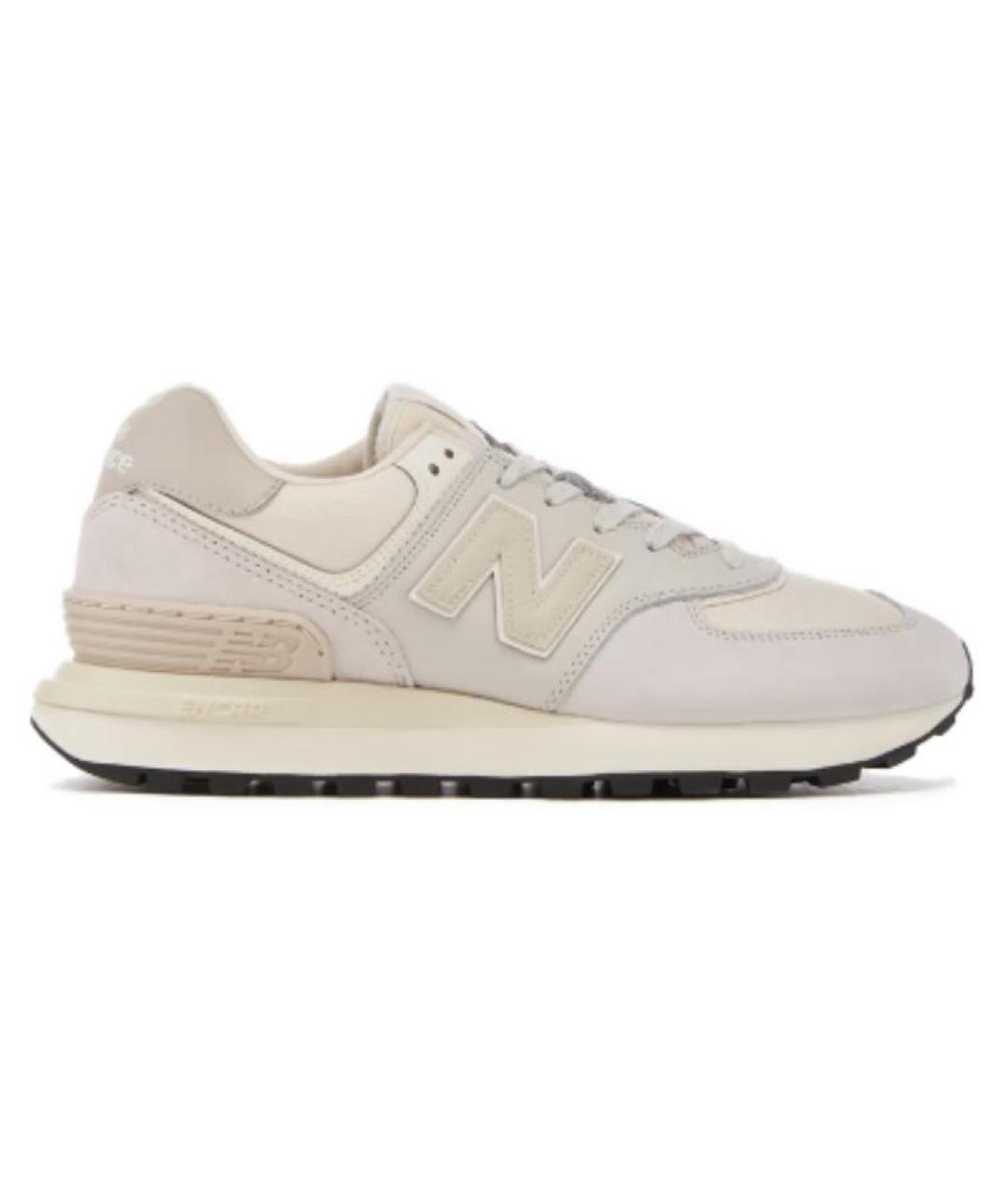 NEW BALANCE Белые низкие кроссовки / кеды, фото 1
