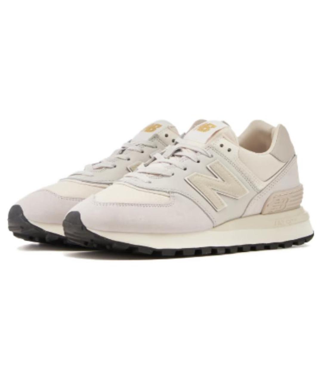 NEW BALANCE Белые низкие кроссовки / кеды, фото 4