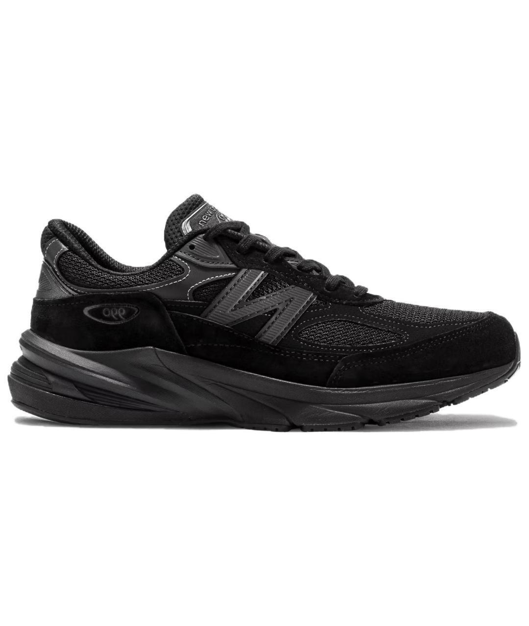 NEW BALANCE Черные кожаные кроссовки, фото 1