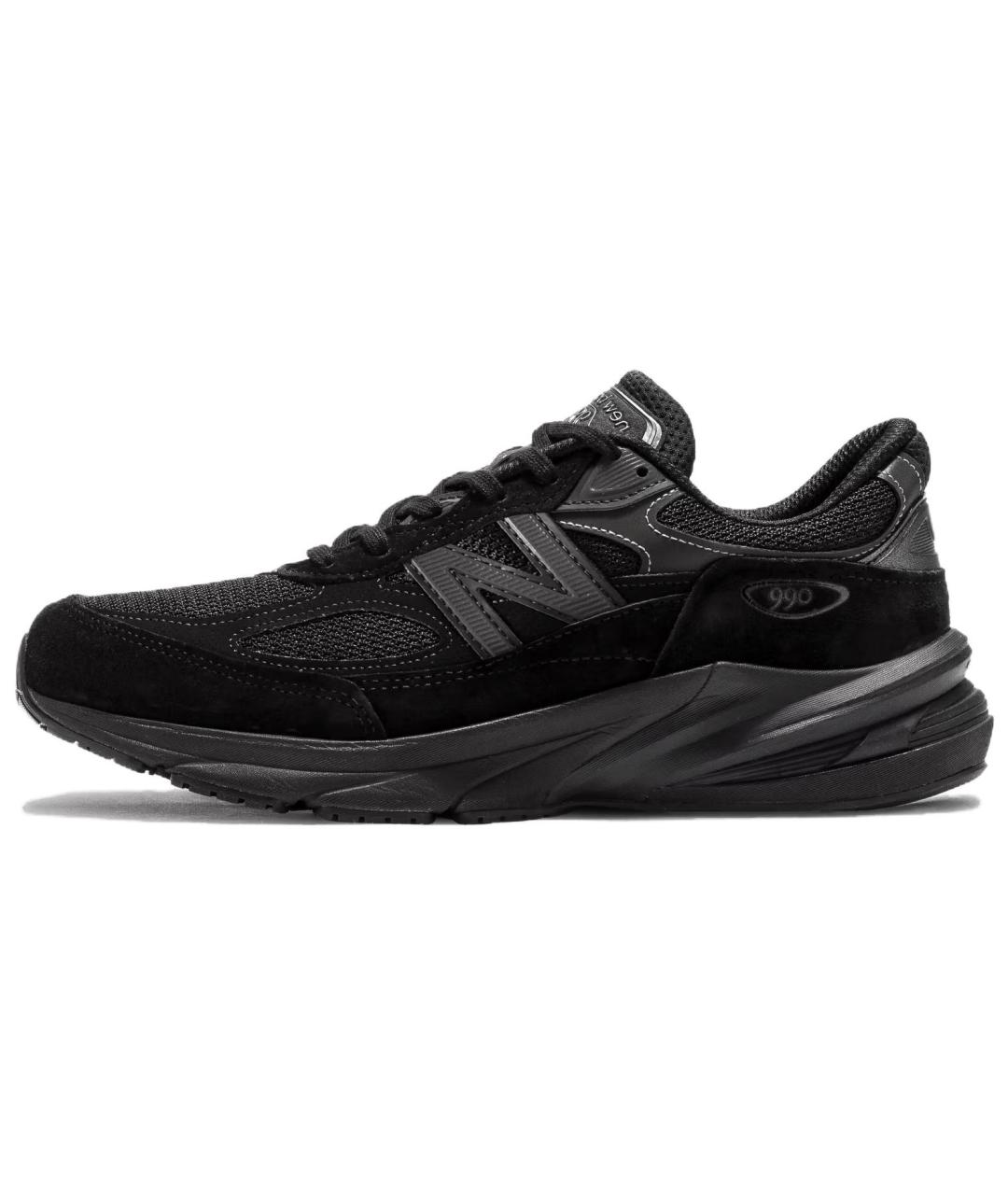 NEW BALANCE Черные кожаные кроссовки, фото 2