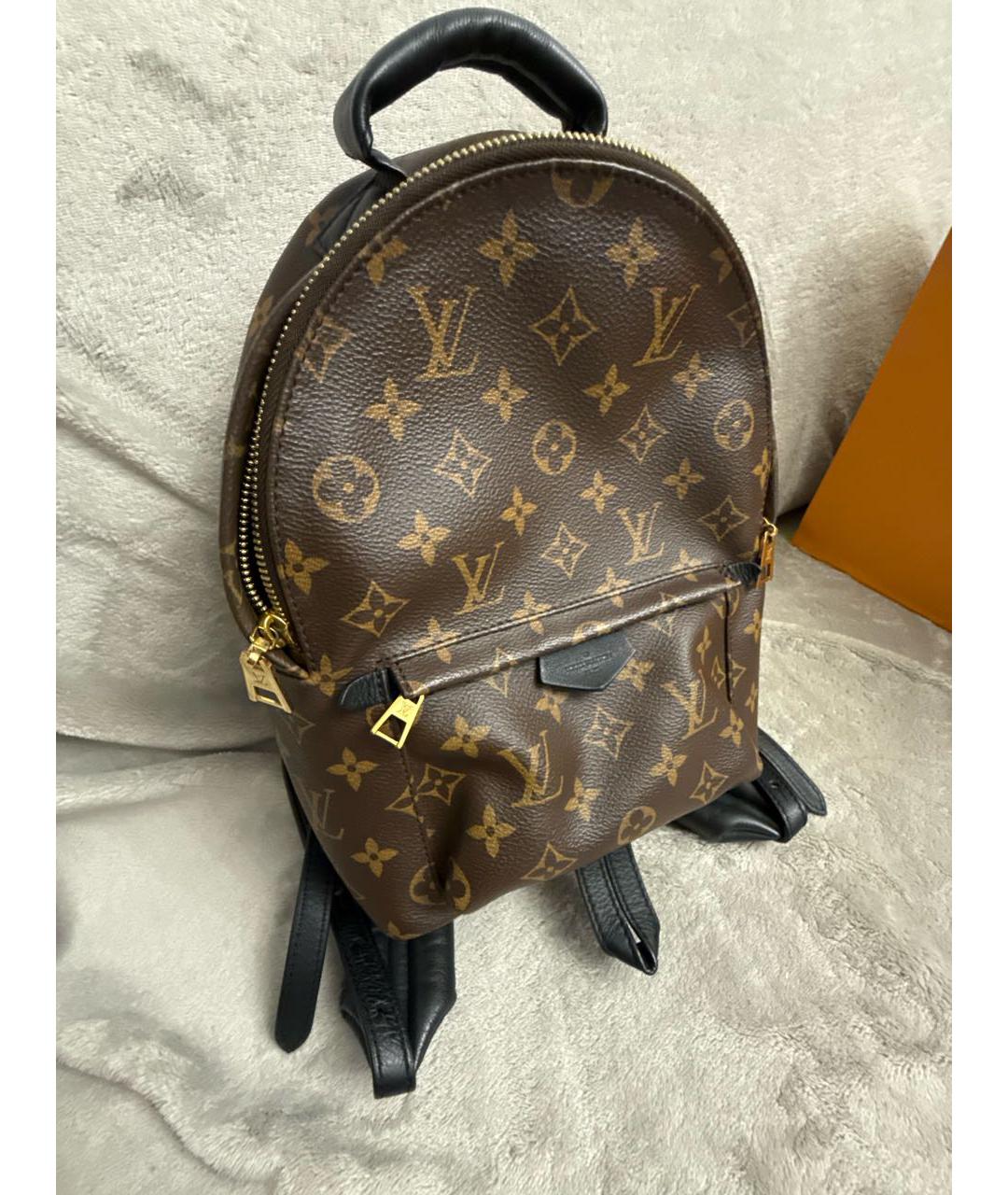 LOUIS VUITTON Коричневый рюкзак, фото 8
