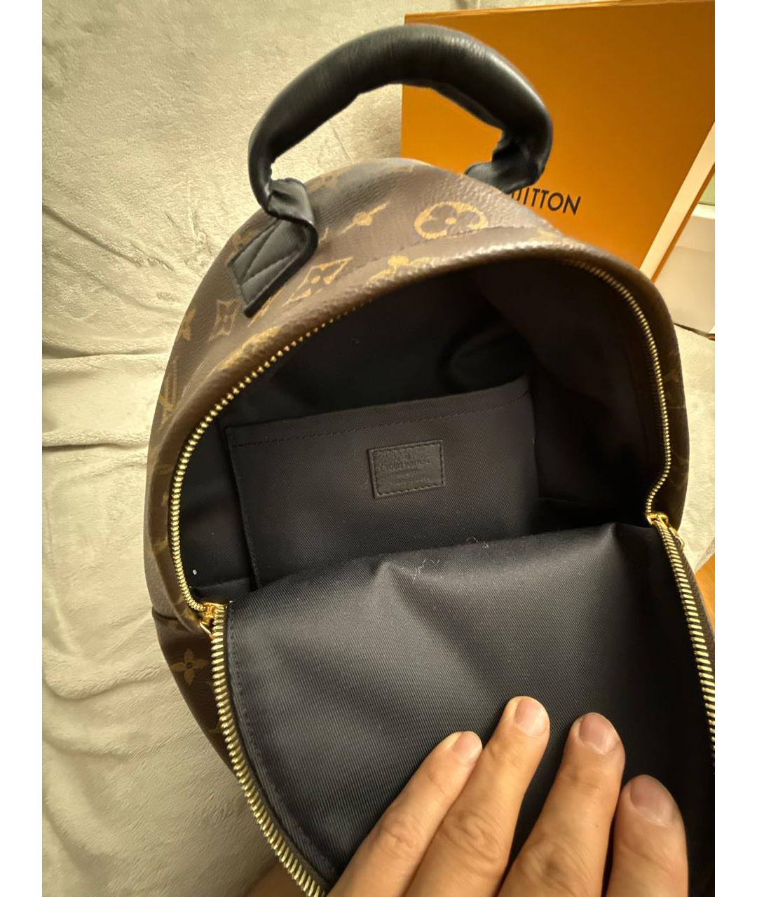 LOUIS VUITTON Коричневый рюкзак, фото 4
