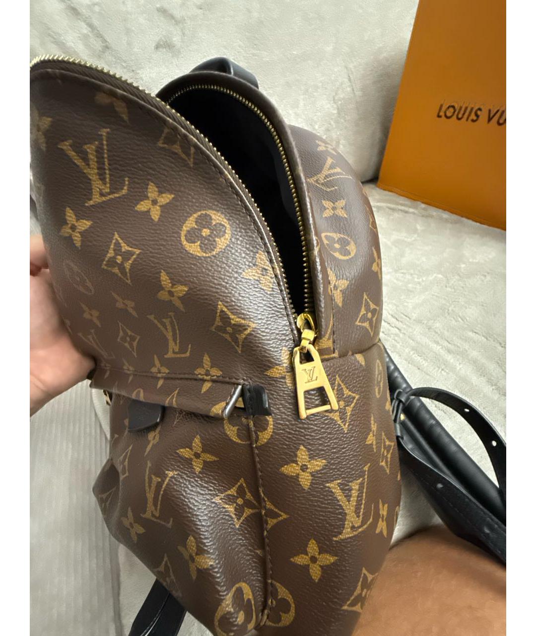 LOUIS VUITTON Коричневый рюкзак, фото 7